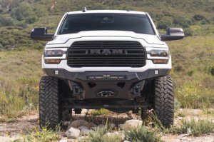 Ram 2500 Front Bumper - DV8 Offroad - Spec Series - Micro-Texture Black Powder Coated - `19-`26